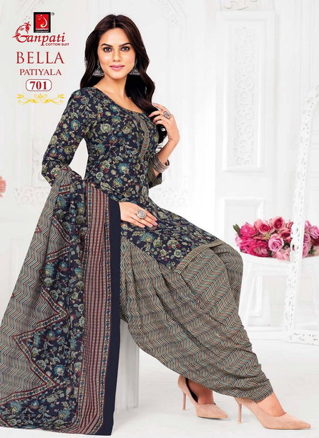 Bella Patiyala Vol 7 By Ganpati Printed Cotton Dress Material Wholesale Market Surat